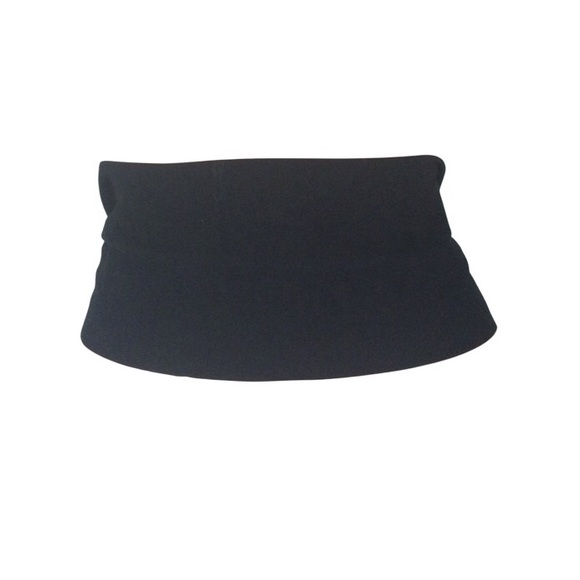 Wide Black Corset Belt Stretch Vegan Gothic Goth - Picture 3 of 3